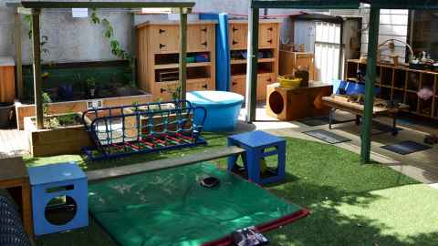 Children' benches and shelves