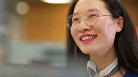 Smiling former student.