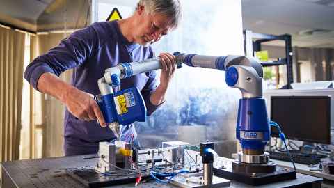 FaroArm three-axis co-ordinate measuring machine