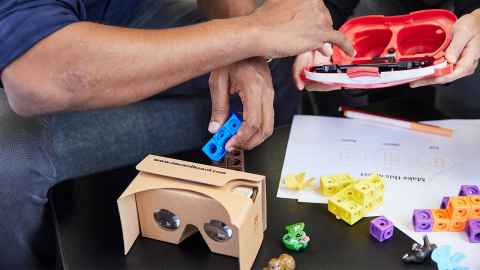 VR is just a tool. Using it to design products for kids requires the presence of toys on a table in the research lab. 
