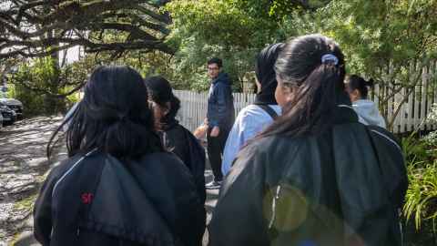 A group of students.