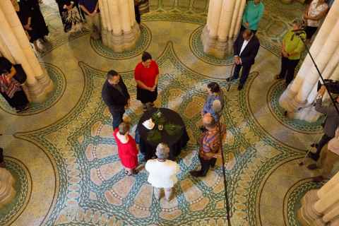 birds eye view of event