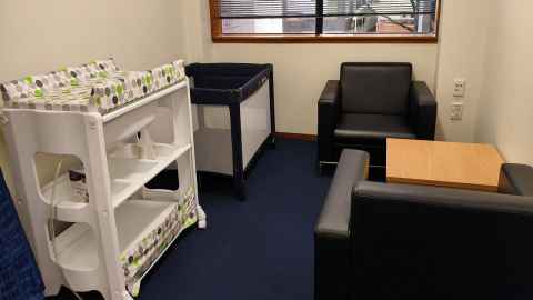 image of breastfeeding space in Law Building