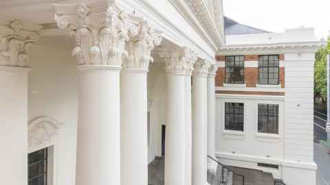 Old Choral Hall portico