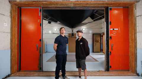 Andrew Hall and Gian Schmid 