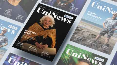 The cover of September UniNews, featuring Waiora Port.