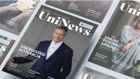 The cover of March UniNews, featuring Emilson Silva