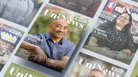 November 2024 UniNews cover featuring Vili Nosa