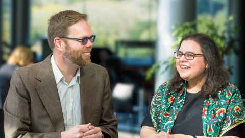 Andrew Eberhard and Dr Parizad Mulla