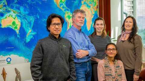 Dr Mark Costello, Dr Olive Andrews, Irawan Asaad, Rikki Taylor and Chhaya Chaudhary