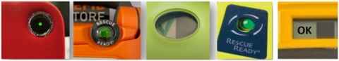 AED status lights