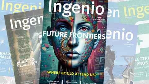 Covers of several Ingenio magazines placed in a stack