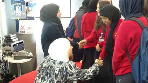 Refugee students and adults