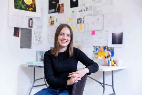 Photograph of Bachelor of Fine Arts student Portia Haddon