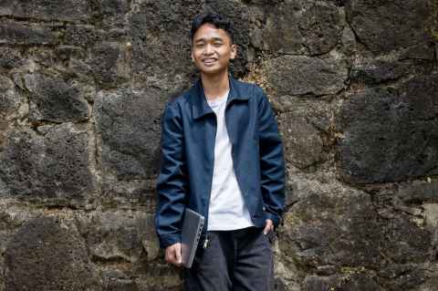 Photo of our student Leif