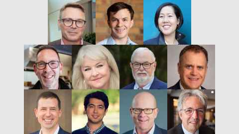A montage of all members of the Business School Advisory Board