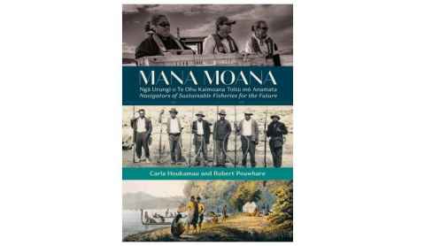 A picture of a book titled 'Mana Moana' by Professor Carla Houkamau and Dr Robert Pouwhare