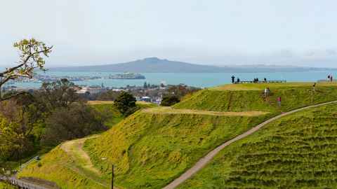 Picture of Rangitoto from Mt Eden