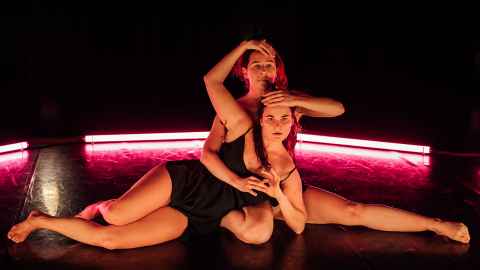 Sarah Foster-Sproull, ‘Double Goer’. Dancers: Rose Philpott, Tamsyn Russell. Photo: Andi Crown