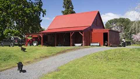 The Northland Barn - Pouerua Store/Stable, one of the earliest remaining examples of European architecture in New Zealand