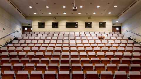 Empty lecture theatre 
