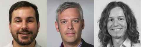Dr John Carter, Dr Nicholas Rattenbury, Felicien Filleul