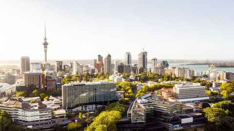University of Auckland City Campus, aerial view