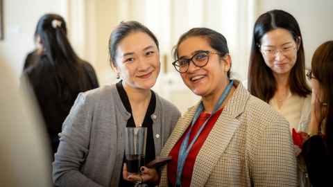 Two women at the Internationalisation awards