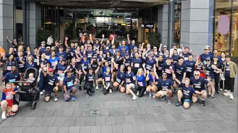 University of Auckland staff at Round the Bays 2026