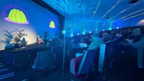 An Aspire conference in a lecture hall