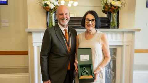 Photo of Martin Hookham-Simms and Sue Laurenson. 