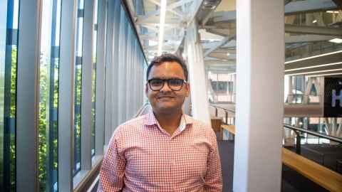 Photo of Mannat in the Hiwa building. 