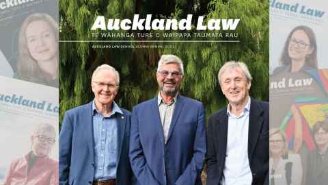 Front covers of Auckland Law Magazine