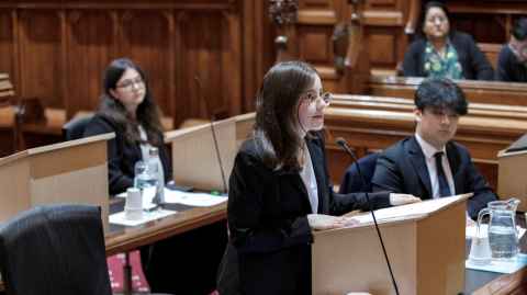 Students mooting