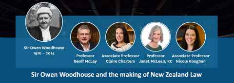 Sir Owen Woodhouse, Geoff McLay, Claire Charters, Janet McLean, Nicole Roughan
