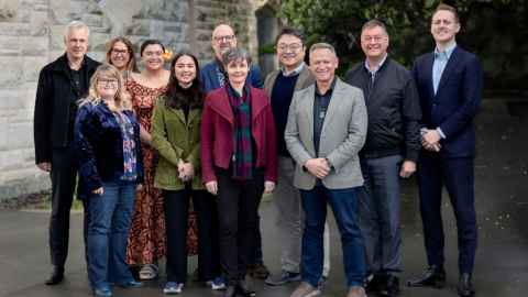 Photo of NZCEL members by Bridget Holland