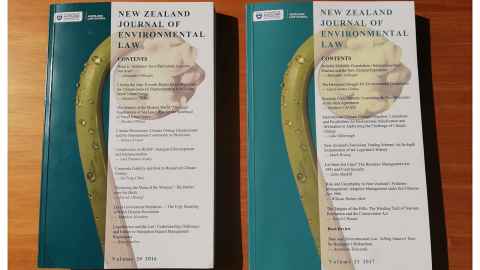 NZ Journal of Environmental Law booklets