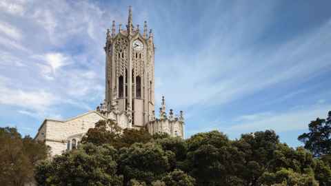 An photo of the University of Auckland clocktower