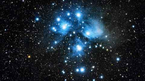 Image of Matariki star cluster