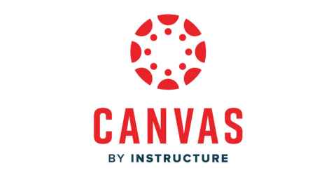 A red Canvas logo followed by the text Canvas by instructure