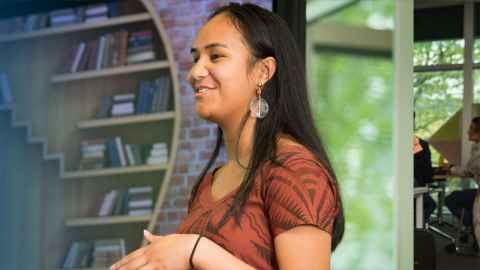 Photo of leadership through learning attendee.