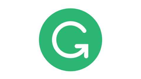 Grammarly icon which is green with a white stylised G