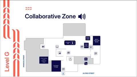 Floor plan General Library level G