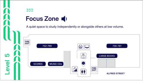 Floor plan General Library level 5