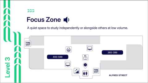 Floor plan General Library level 4