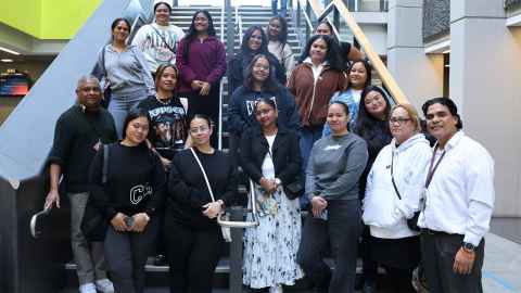 NZMA Manukau students visit the Liggins Institute