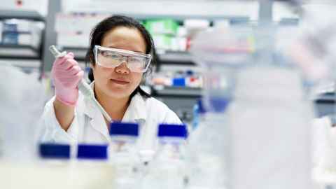 Female researcher/scientists in the Liggins Institute laboratory
