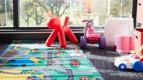 Toys for children in the Clinical Research Unit