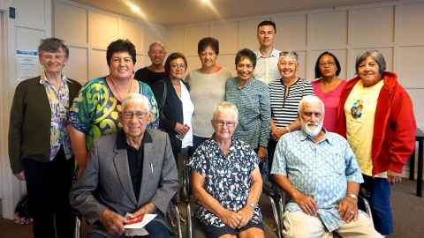 Hilary Lapsley, Gina Murray, Edgar Wallace, Waimarie Bailey, Memory Doak, Corinthia Kepa, Tia Dawes, Paea de Reuiter, Luana Pirihi, Mere Kepa, Sonny Wellington, Jan Pirihi and Grant Pirihi.