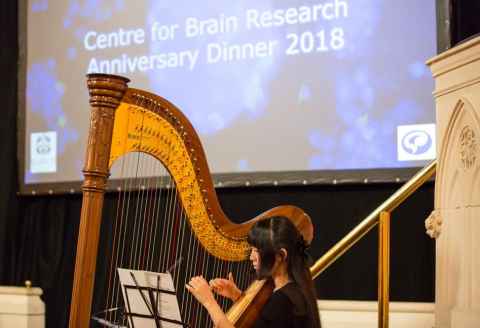 Rachel Xie plays at CBR Anniversary Dinner